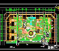 园林广场景观绿化施工图纸免费下载 园林绿化及施工